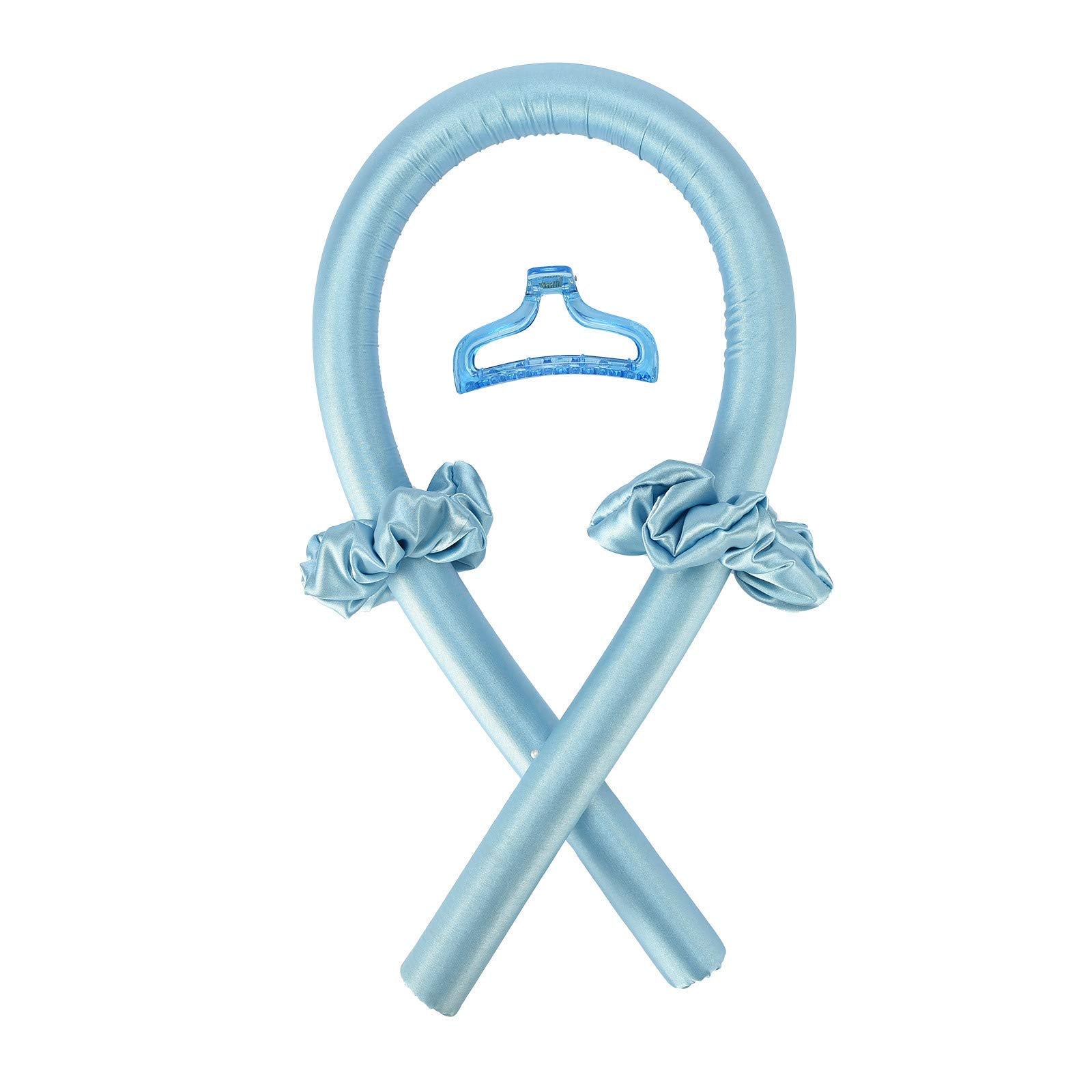 MAYCREATE Heatless Curling Rod Headband,No Heat Curls Silk Ribbon Hair Rollers Sleeping Soft Headband Wave Formers Hair Curlers DIY Hair Styling Tools for Long Medium Hair (Blue) MAYCREATE Heatless Curling Rod Headband,No Heat Curls Silk Ribbon Hair Rollers Sleeping Soft Headband Wave Formers Hair Curlers DIY Hair Styling Tools for Long Medium Hair (Blue)